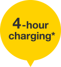 4 hours charging